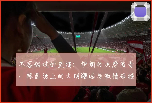 不容错过的直播：伊朗对决摩洛哥，绿茵场上的文明邂逅与激情碰撞