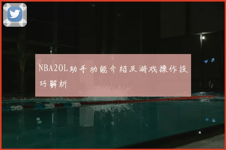 NBA2OL助手功能介绍及游戏操作技巧解析