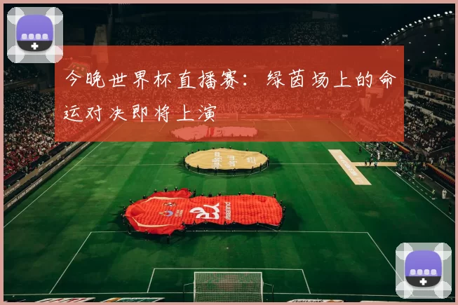 今晚世界杯直播赛：绿茵场上的命运对决即将上演